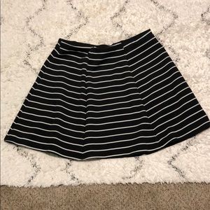 Flowy and Stretchy Striped Skirt